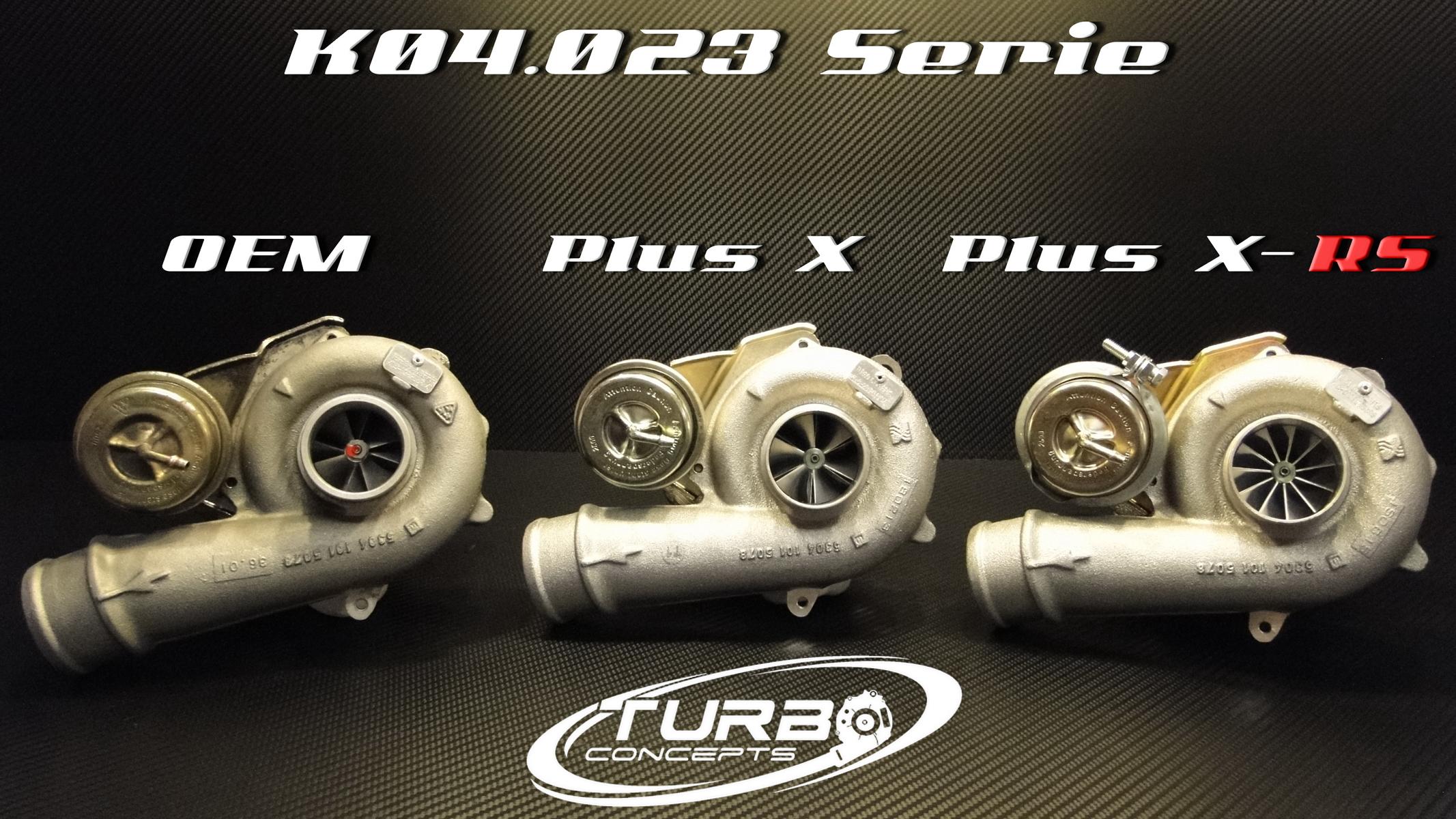 K04.023 / 20  Plus X - RS Upgrade Turbolader für 1.8T S3 TT Cupra